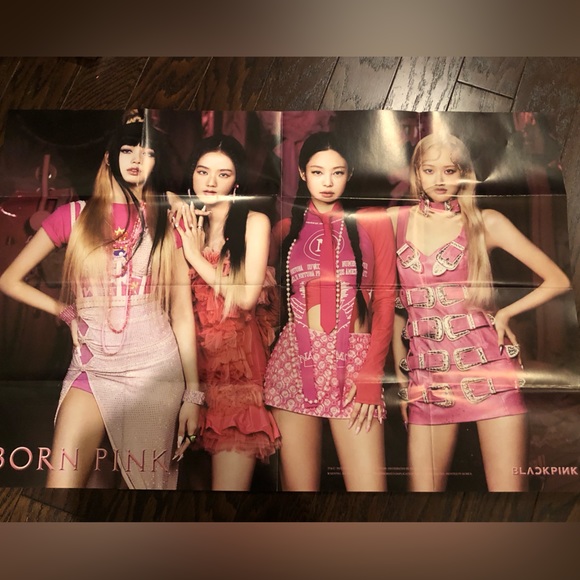 Blackpink Kpop Born Pink Poster - Picture 1 of 7